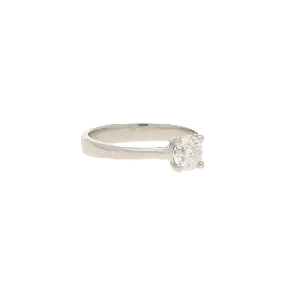 Solitaire Diamond Engagement Ring, 0.51 carats