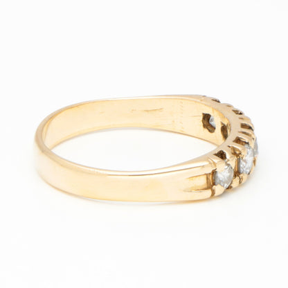 Diamond 14k Row Ring 15937-8682