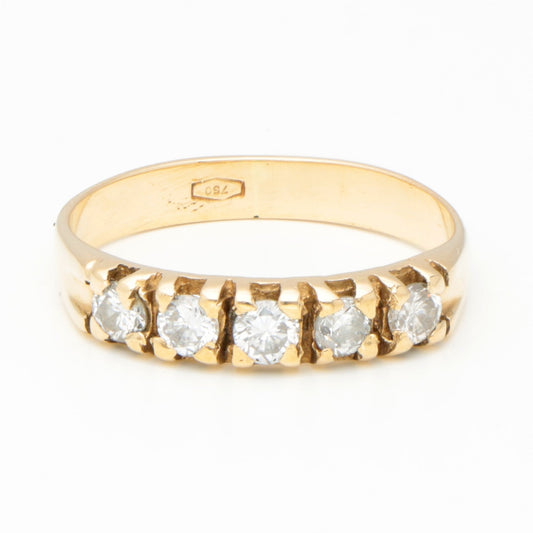 Diamond 14k Row Ring 15937-8682