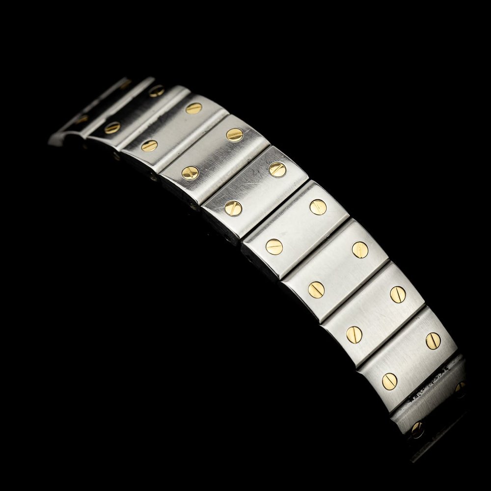 Cartier Santos Galbee 1567 Steel and Gold Quartz Watch