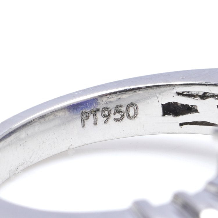 Platinum Tanzanite and Diamond Cocktail Ring