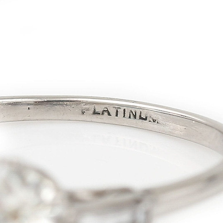 Art Deco 1.97ct Old Cut Diamond Solitaire Engagement Ring