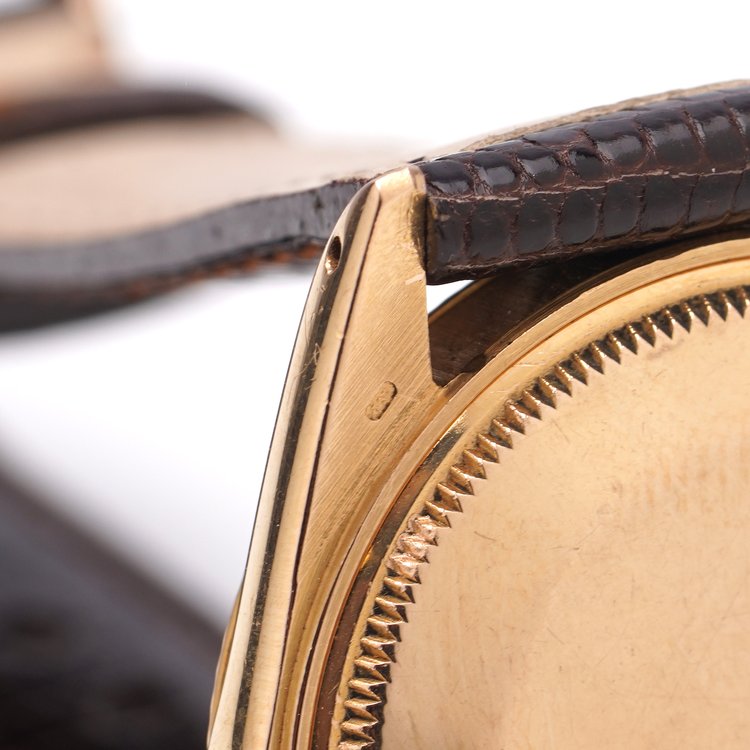 Vintage Rolex Oyster Perpetual Date 18ct Yellow Gold 34mm Automatic Watch, Ref 1503