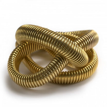 Vintage Gold Collar Necklace, Circa 1950