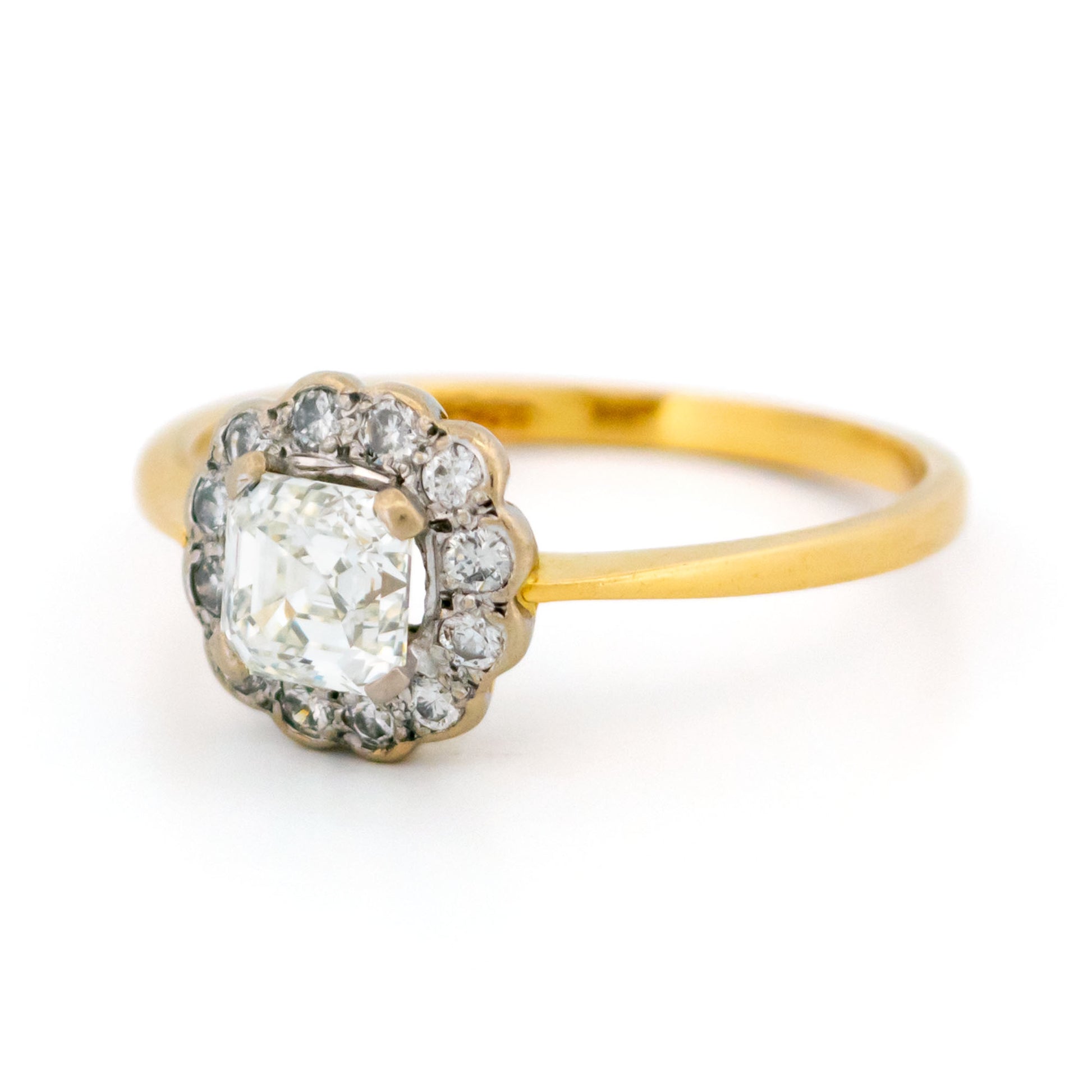 Diamond 18k Cluster Ring 16037-9212