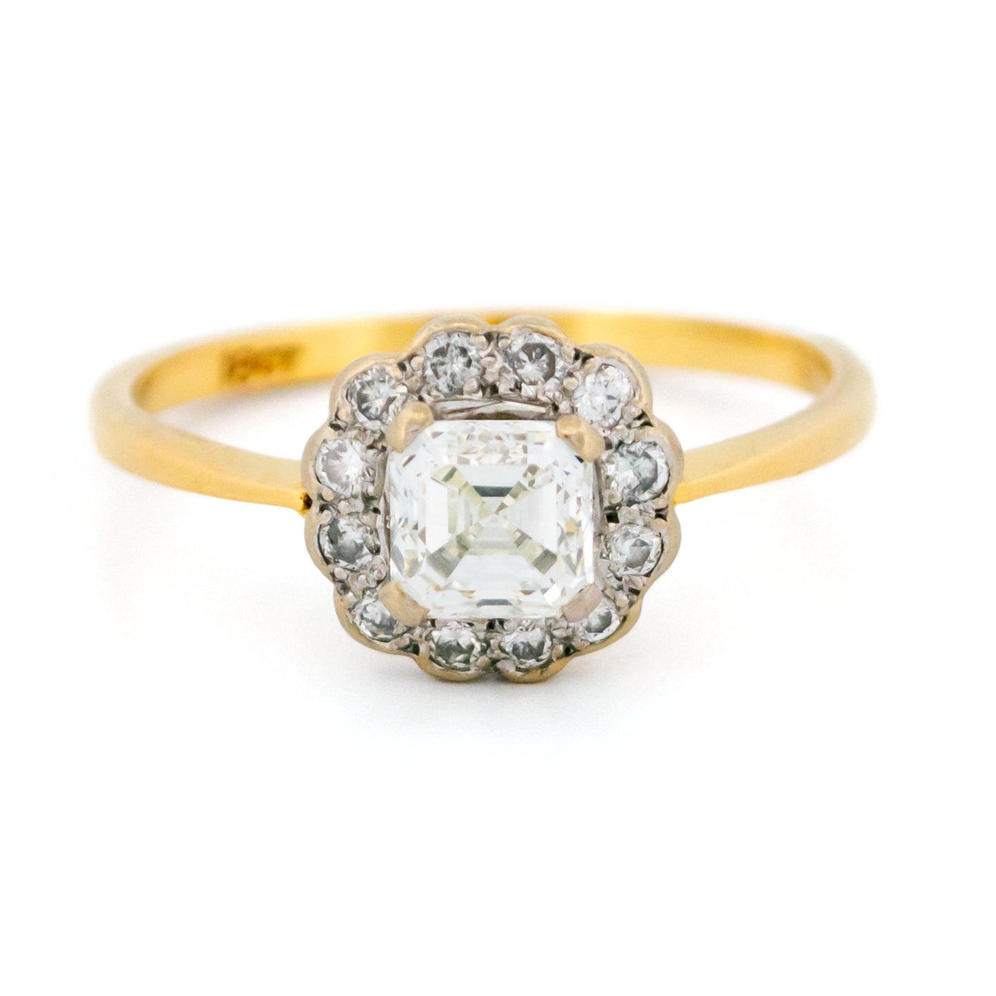 Diamond 18k Cluster Ring 16037-9212