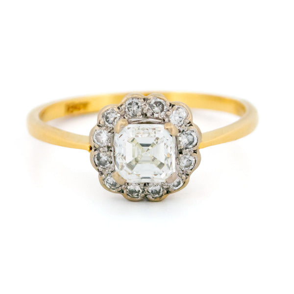 Diamond 18k Cluster Ring 16037-9212