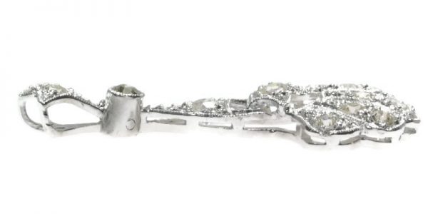 Antique Art Deco Platinum Diamond Pendant