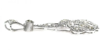 Antique Art Deco Platinum Diamond Pendant