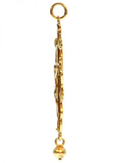 Antique 18th Century French Rococo Gold Cross