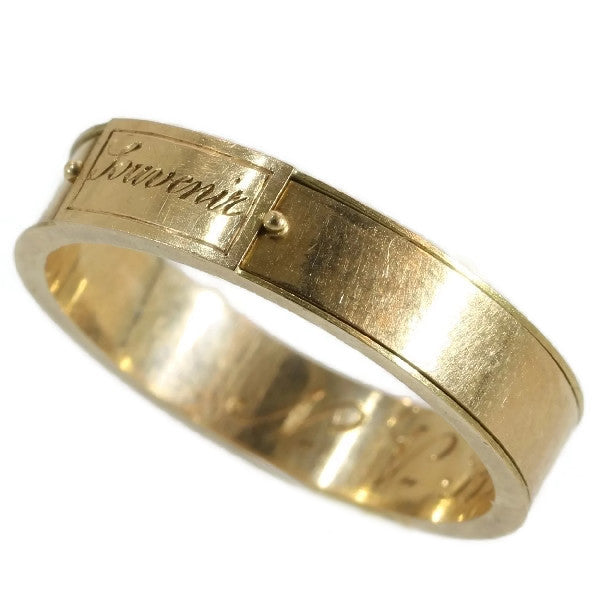 Antique Victorian 18ct Gold Souvenir Ring