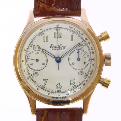 Vintage Gold Breitling Mens Watch, 1945 Fully Refurbished by Breitling Switzerland