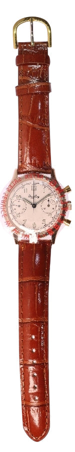 Vintage Breitling Premier Men's Wristwatch In 18 Carat Rose Gold