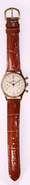 Vintage Gold Breitling Mens Watch, 1945 Fully Refurbished by Breitling Switzerland