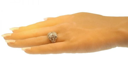 Sparkling Vintage Art Deco 3.78ct Diamond Cocktail Engagement Ring