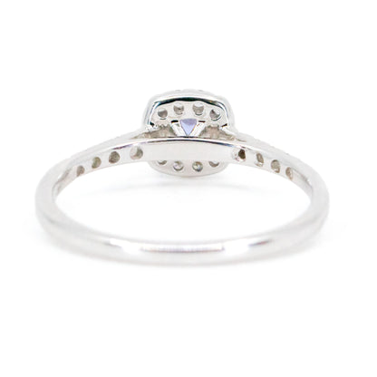 Diamond Tanzanite 14k Cluster Ring 16605-2001