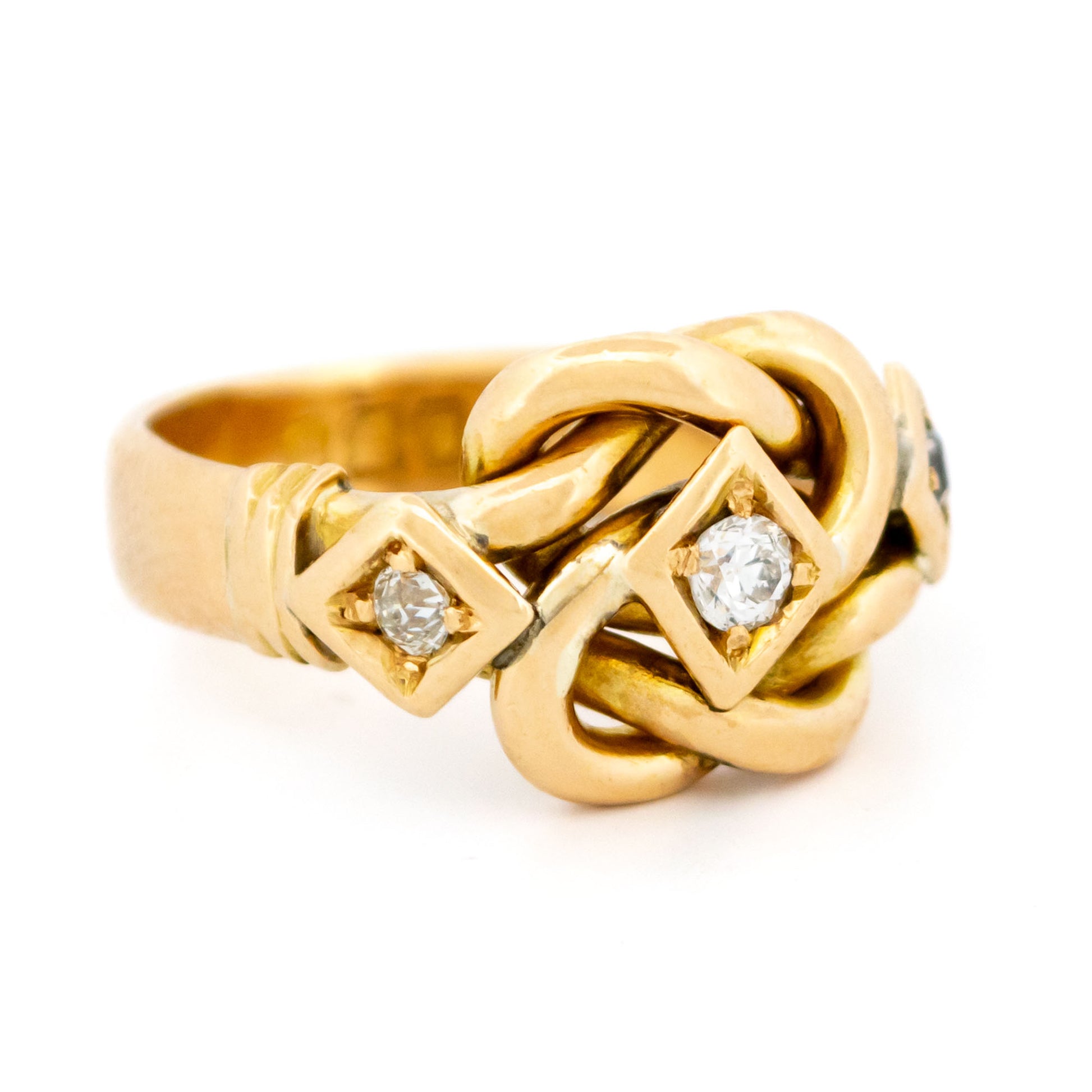 Diamond 18k "Love Knot" Ring 16624-8905