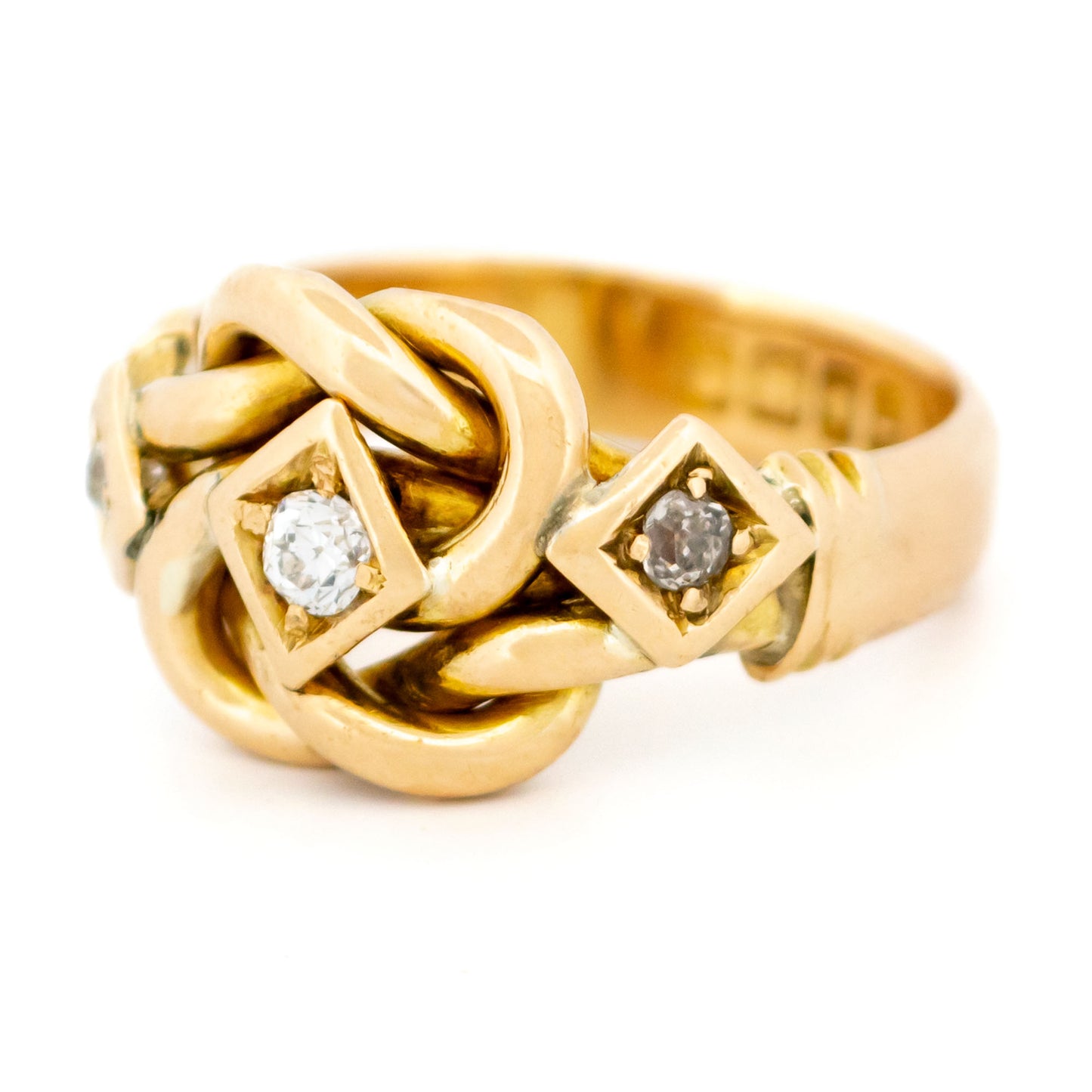 Diamond 18k "Love Knot" Ring 16624-8905