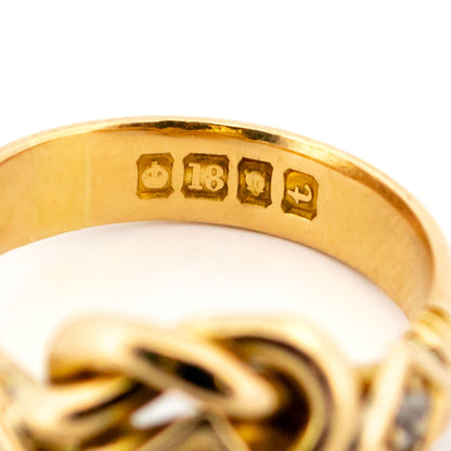 Diamond 18k "Love Knot" Ring 16624-8905