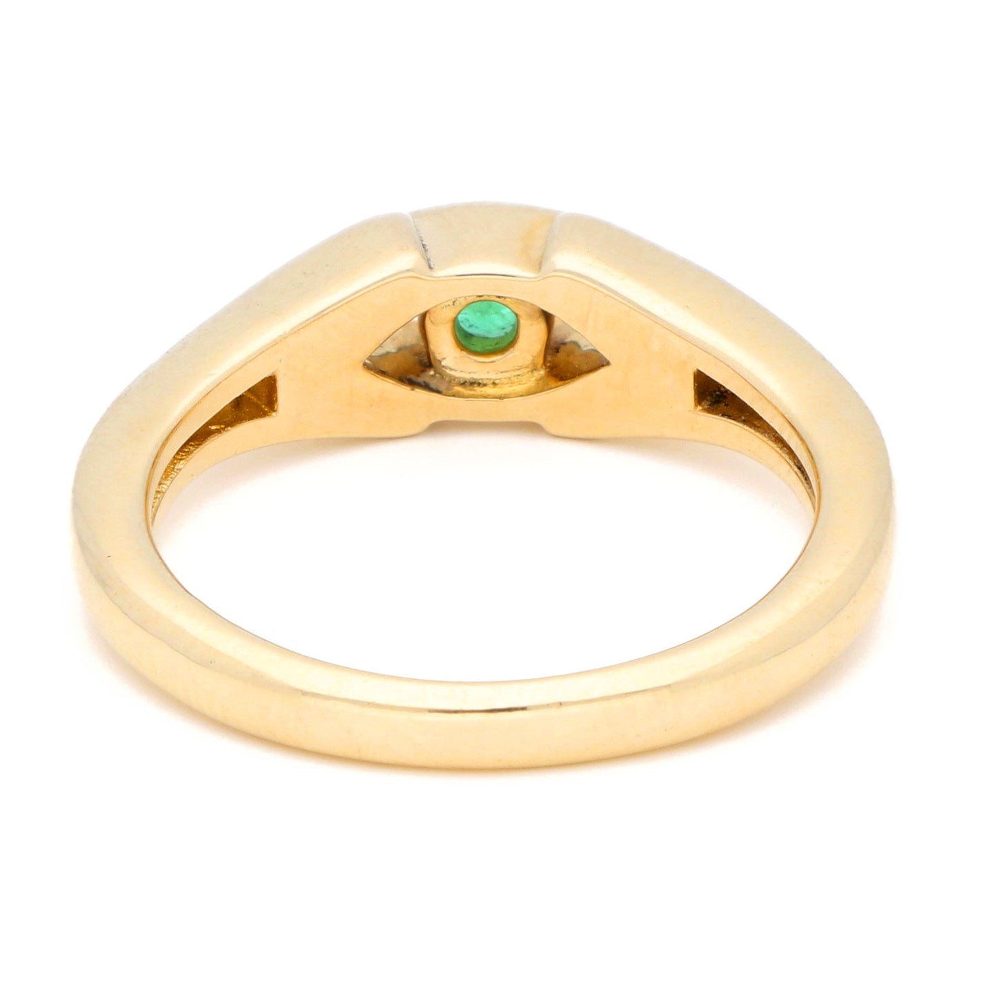 Pre Owned Emerald Solitaire Engagement Ring by Glamira