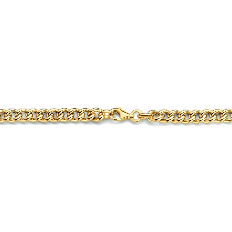14k Yellow Gold Curb Link Necklace 16690-8938