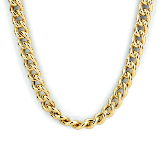 14k Yellow Gold Curb Link Necklace
