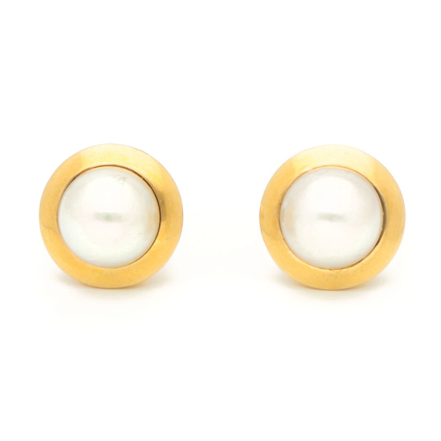 Pearl 18k Stud Earrings 16716-8952