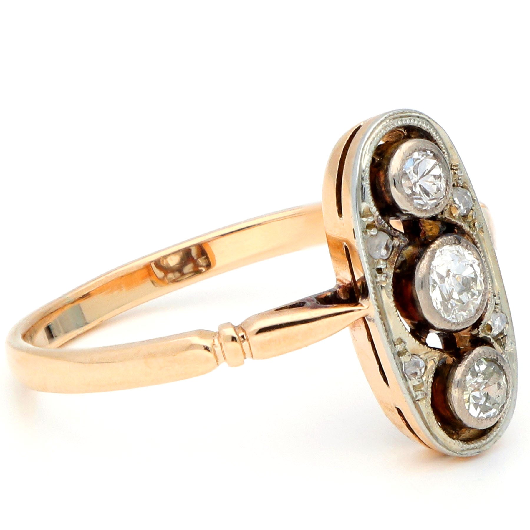Diamond 14k Trilogy Ring 16902-9008