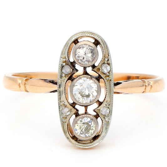 Diamond 14k Trilogy Ring 16902-9008