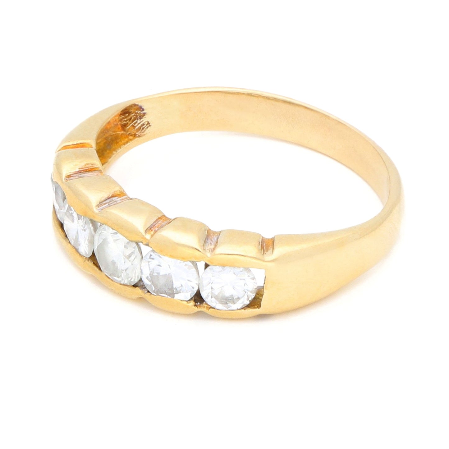 Diamond 18k Row Ring 16929-9025