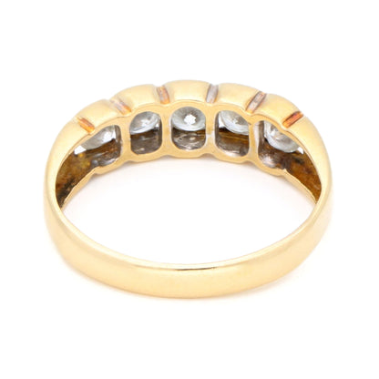 Diamond 18k Row Ring 16929-9025
