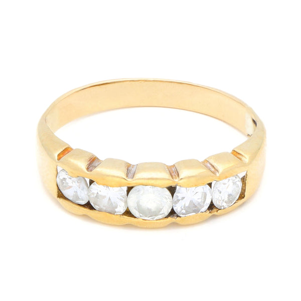 Diamond 18k Row Ring 16929-9025