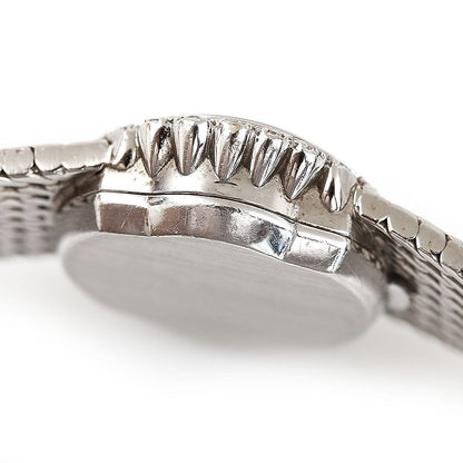 Vintage Ladies Omega 18ct White Gold and Diamond Cocktail Watch