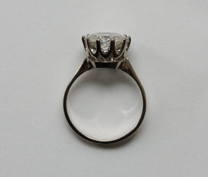 Vintage 4.78ct Diamond Solitaire Engagement Ring