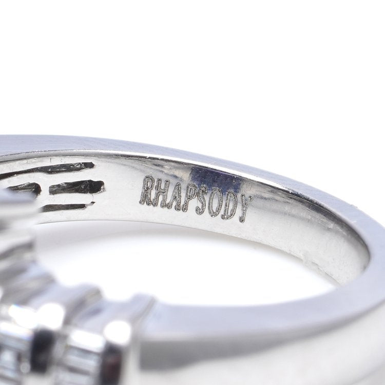 9.5ct Cushion Cut Tanzanite and Baguette Diamond Ring