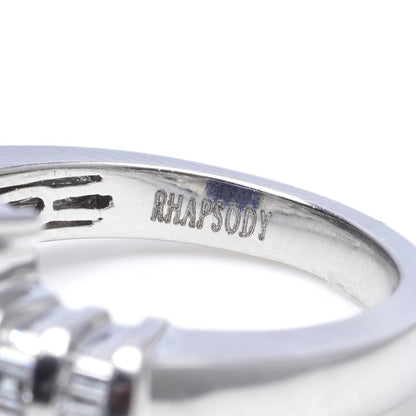 9.5ct Cushion Cut Tanzanite and Baguette Diamond Ring