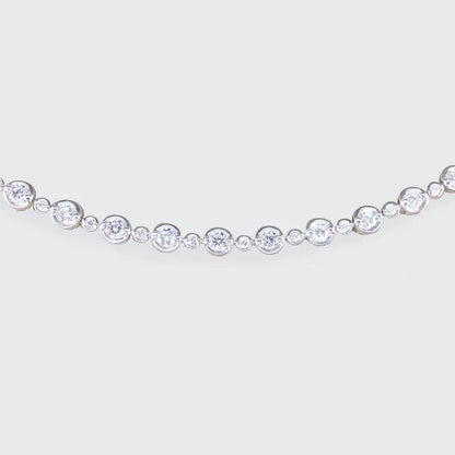 Modern Diamond Tennis Bracelet, 1.50 carats