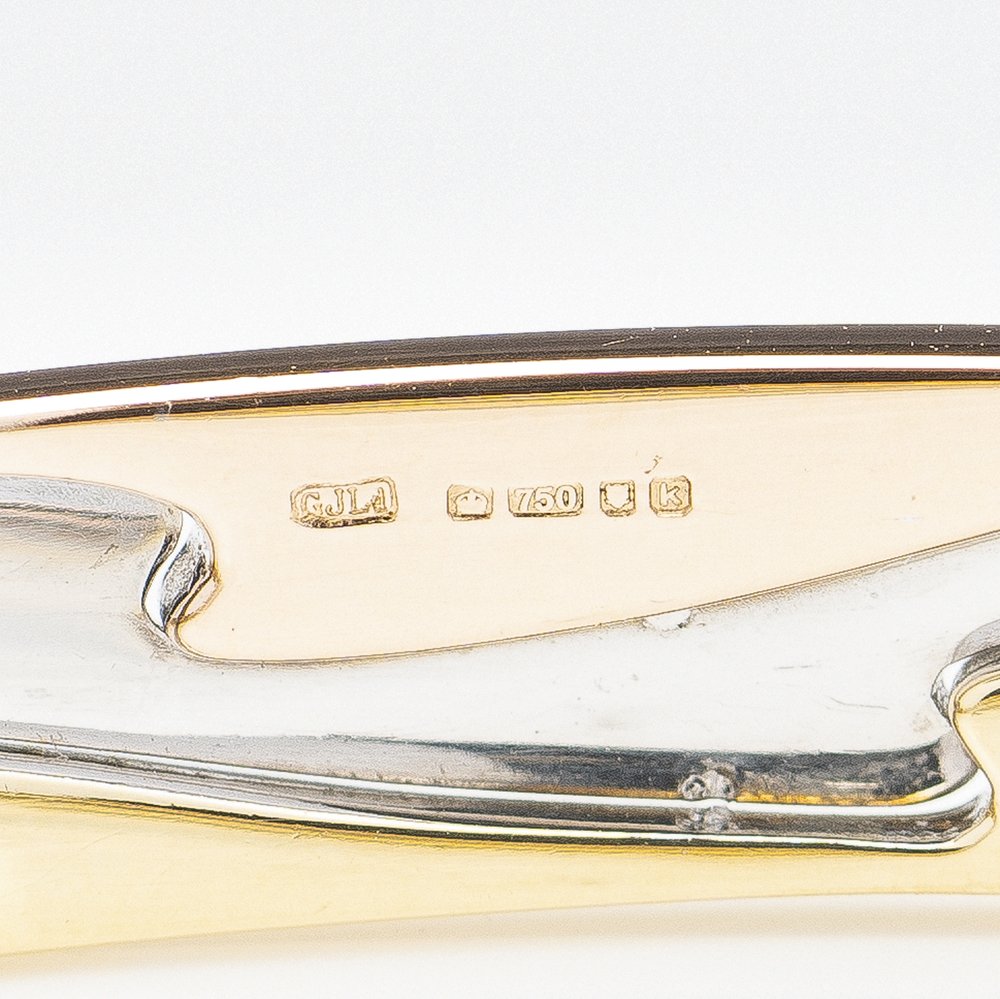 Georg Jensen 18ct Gold Fusion Bangle Bracelet