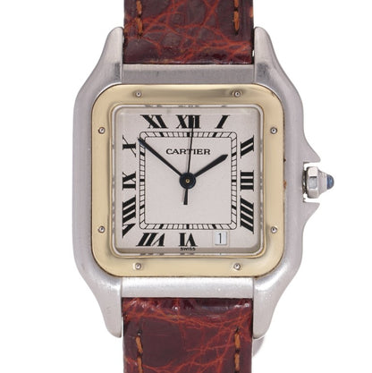 Vintage Cartier 18ct Yellow Gold and Stainless Steel Panthere 11002 Unisex Watch