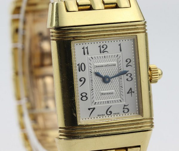 Jaeger LeCoultre Reverso Duetto 18ct Yellow Gold Watch, with Jaeger-LeCoultre box