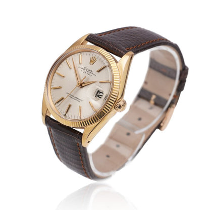 Vintage Rolex Oyster Perpetual Date 18ct Yellow Gold 34mm Automatic Watch, Ref 1503