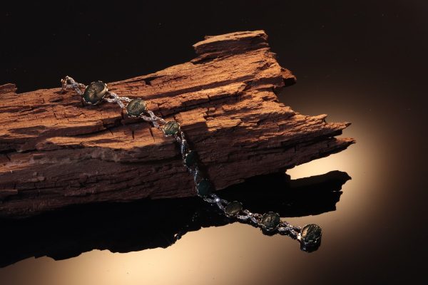 Antique 18th Century Diamond Bracelet with 2000 year old Chalcedony Intaglios