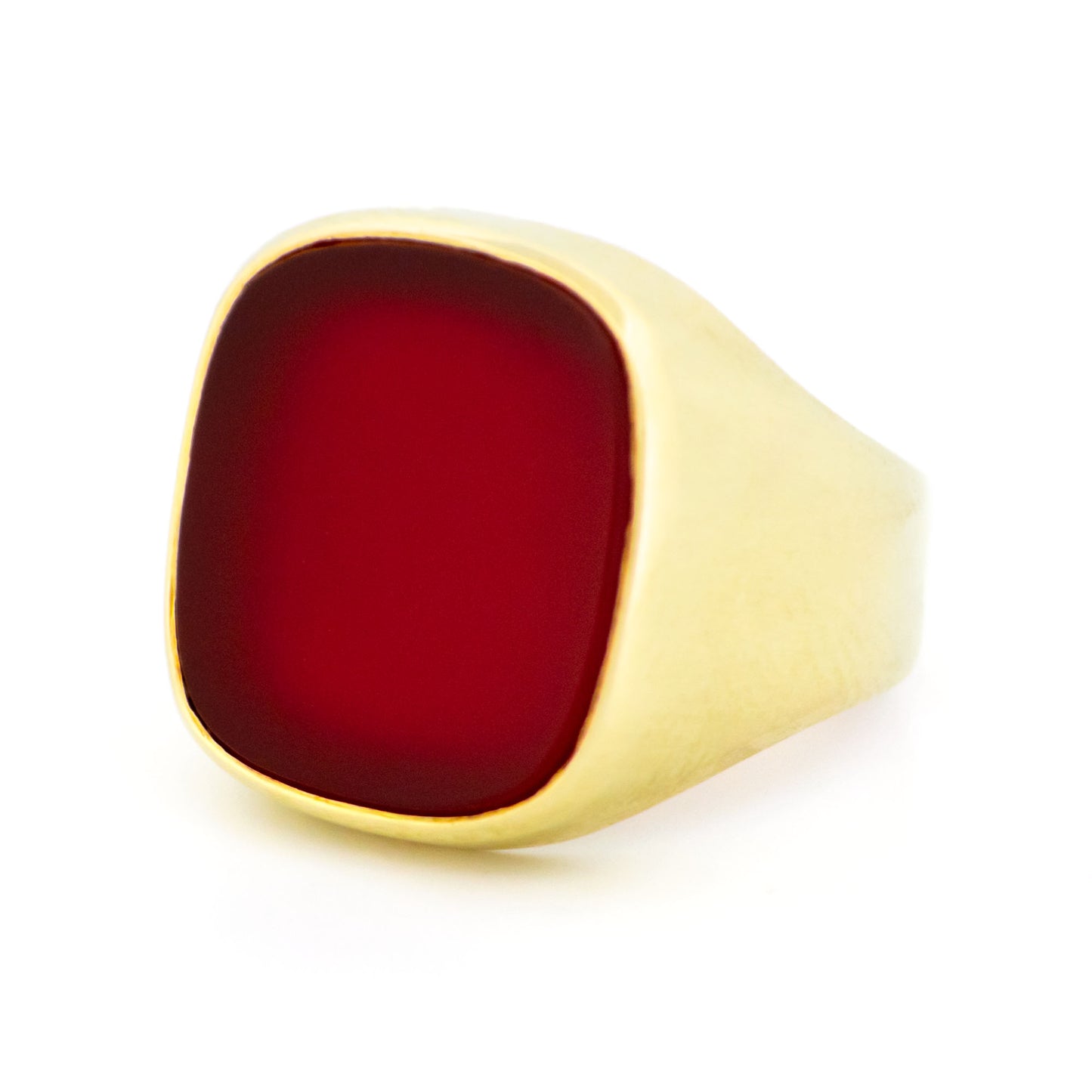 Carnelian 14k Signet Ring 17016-9064