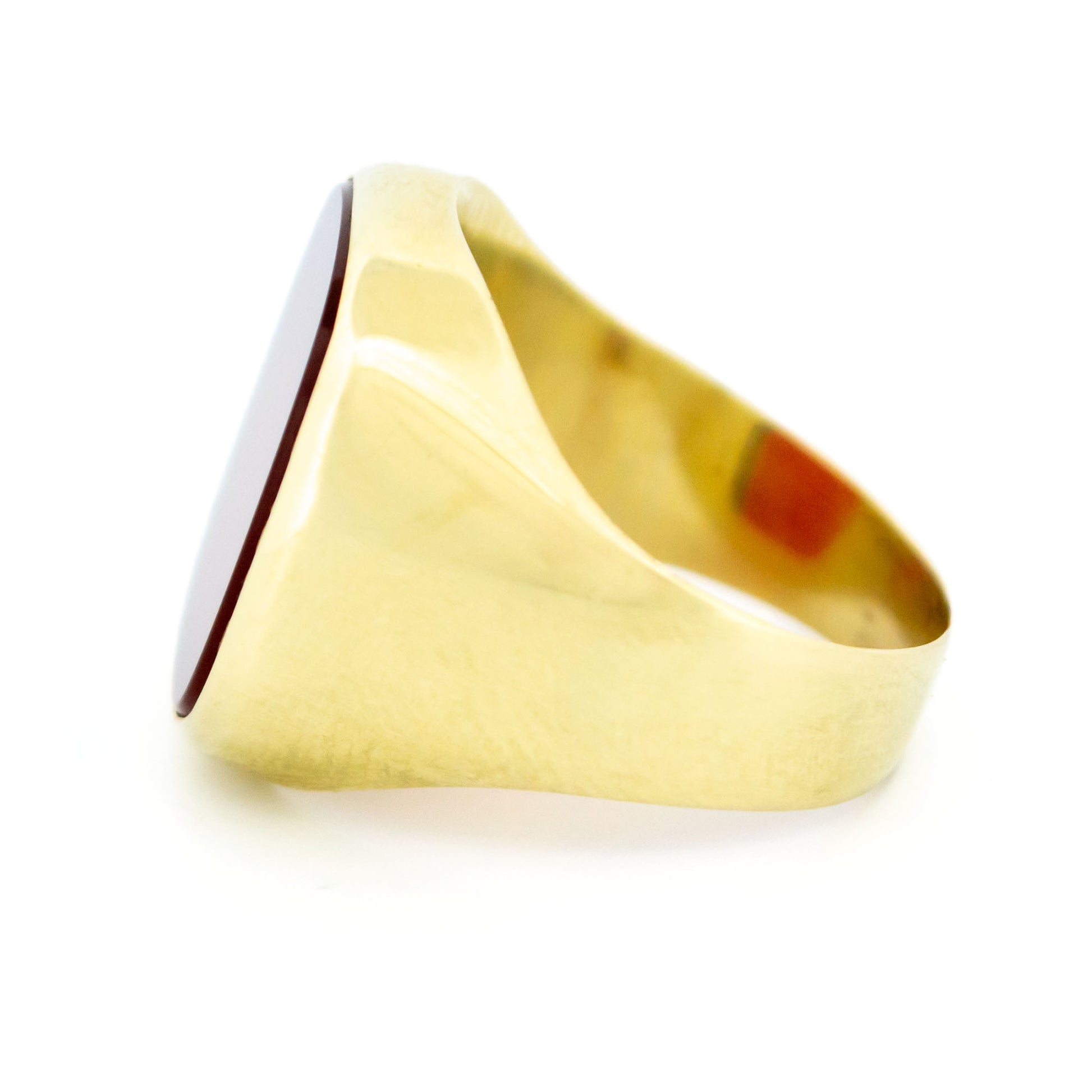 Carnelian 14k Signet Ring 17016-9064