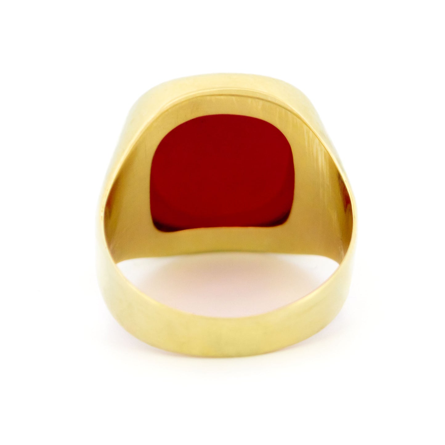 Carnelian 14k Signet Ring 17016-9064