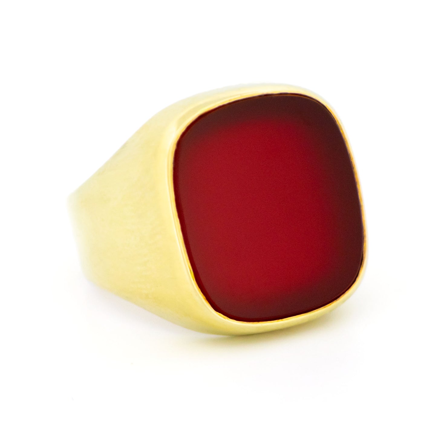 Carnelian 14k Signet Ring 17016-9064