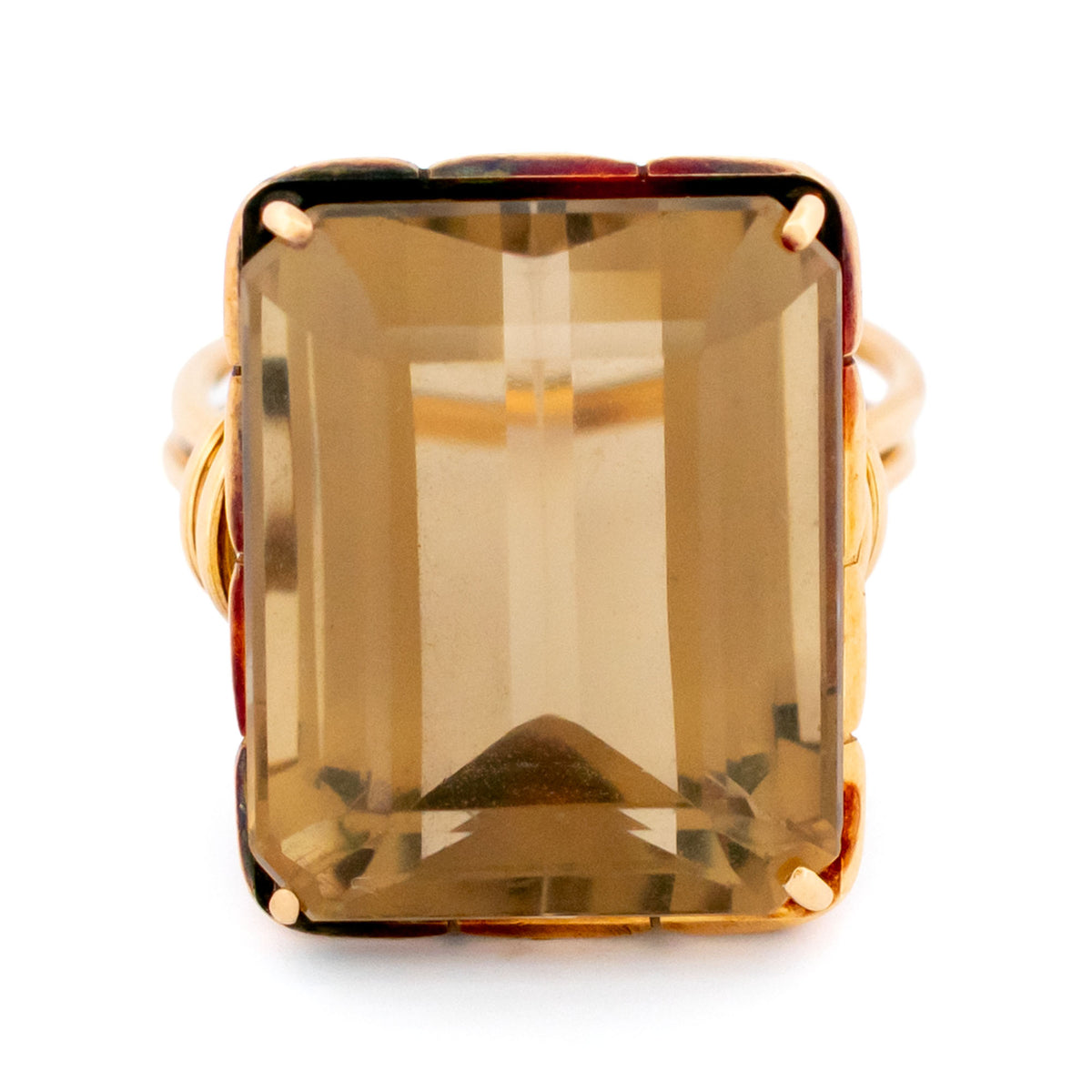 Quartz 14k Solitaire Ring 17057-9096 Image2