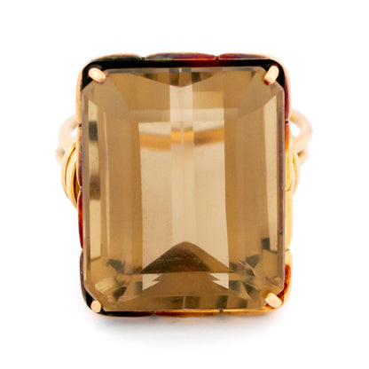 Quartz 14k Solitaire Ring 17057-9096 Image2