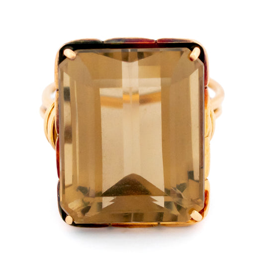 Quartz 14k Solitaire Ring 17057-9096 Image2