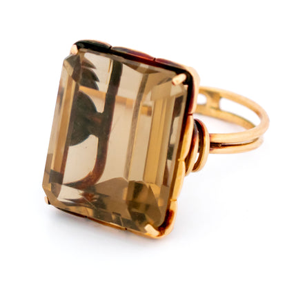 Quartz 14k Solitaire Ring 17057-9096 Image3